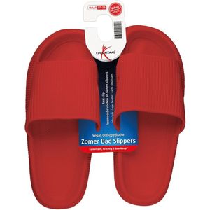 Lucovitaal Orthopedische Zomer Badslippers (Rood) maat 37-38