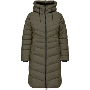 ONLY CARMAKOMA - Jas - Doorgestikte Stof - Capuchon - Trendy Look