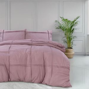 Dekbedovertrek Washed Tufted - Oud Roze