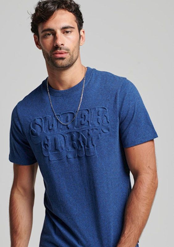 Superdry - Vintage Cooper Class - T-shirt - Ronde Halslijn - Korte Mouwen - Biologisch Katoen