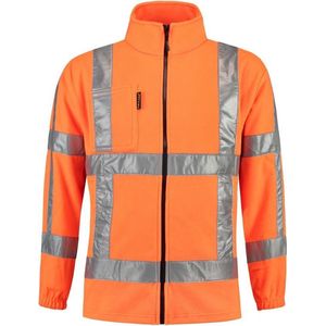 Tricorp Fleecejack RWS - Workwear - 403008 - fluor oranje - maat 7XL