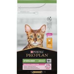 Pro Plan Adult Sterilised Delicate Digest - Kattenvoer Droogvoer - Kip - 6 x 1.5 kg