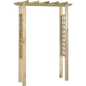 VidaXL Rozenboog 150x60x204 cm - Geïmpregneerd Hout