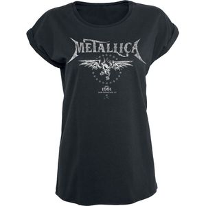 Metallica - Biker - T-shirt - Zwart - Dames