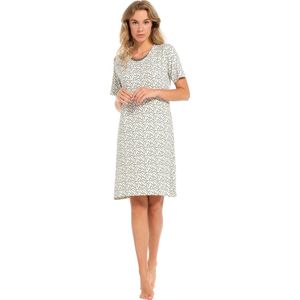 Woody Studio slaapkleed meisjes/dames velours - kakigroen- 242-12-YDE-V/753 - maat 164