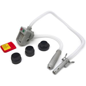 Professionele Olie, Benzine en Vloeistofpomp Op Batterijen Inclusief Slangen 3 Adapters