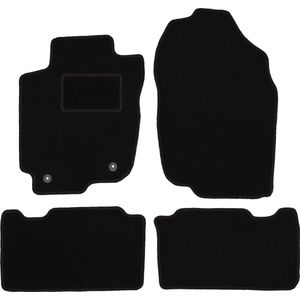 Zwarte veloursmatten voor: Toyota RAV4 IV SUV (niet-hybride) (2013-2019)