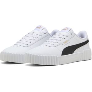 PUMA Carina 3.0 Dames Sneakers - PUMA White-PUMA Black-PUMA Gold