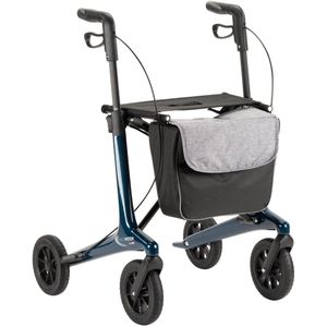 MultiMotion - Carbon Rollator - Blauw - Maat M - 5,5 kg - Softwielen