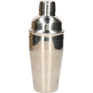 Alpina Cocktailshaker - 550 ml-zilver -RVS- Bar/cafe benodigdheden - Cocktails maken - Mix/shake bekers