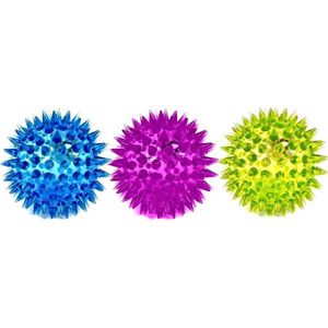 Doodadeals® - Flashing Triggerpoint Bal - Massagebal Voeten - Spikey Massage Ball - Voetmassage - Multicolor - Set van 3