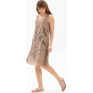 Aquatolia Woman Dress, Dames Jurk- Fidan Jurk - lichtbruin / S