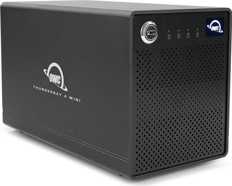 OWC - ThunderBay 4 Mini - Externe Behuizing - Aluminium - Thunderbolt 3
