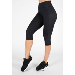 Gorilla Wear Monroe Cropped Legging - Zwart - XL