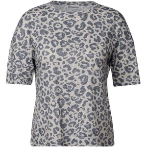 Street One Dames Shirt met patroon in Beige, in size: 34