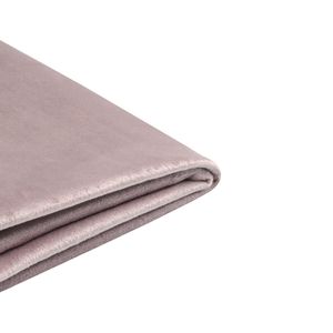 BELIANI - FITOU - Bekleding Bed - Roze - 90 x 200 cm - Fluweel