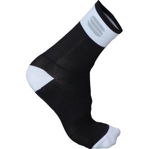 Sportful Fietssokken zomer Heren Zwart Wit / SF Bodyfit Pro 12 Sock-Black/White - S