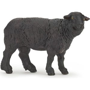 Speelfiguur - Boerderijdier - Schaap - Zwart*