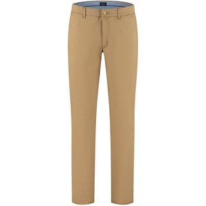 GENTS - Chino linnenlook - Katoen - Zand - Maat 48/L