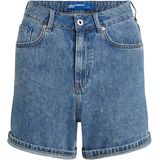 Karl Lagerfeld - A2w10041 - Korte Broeken - Denim - Hoge Taille - Blauw