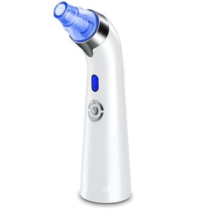 Blackhead Remover - Mee eter verwijderaar - Gezichtsreiniger Elektrisch - Elektrische Vacuum Mee-eter Verwijderaar - 5 sterkteniveaus instelbaar - Met 4 zuigkoppen - Draagbaar - Blackhead vacuum - Geschikt voor thuisverzorgingsproducten - Blauw