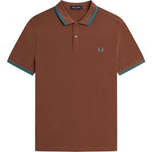 Fred Perry - Twin Tipped Shirt - Polo met Blauwe Bies-S