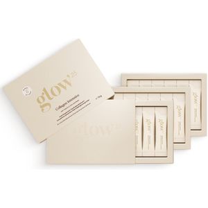 Glow25® Collageen Intensief | 3x met vitamine C, zink en biotine | hoogwaardig collageenhydrolysaat