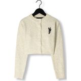 Frankie & Liberty Pillow Knitted Cardigan Truien & Vesten Meisjes - Sweater - Hoodie - Vest- Beige - Maat 164