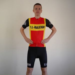 TI Raleigh - wielershirt - koerstrui - retro - vintage - maat S