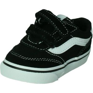 VANS Brooklyn LS V SUEDE/CANVAS Unisex Sneakers - BLACK/WHITE - Maat 19