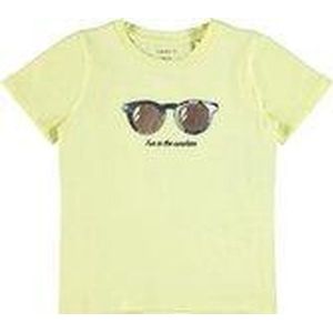 Name it t-shirt meisjes - geel - NMFfisummer - maat 116