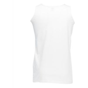 Set van 3x stuks witte tanktop / hemdje voor heren - Fruit of The Loom - katoen - mouwloos t-shirt / tanktops / singlet, maat: L L