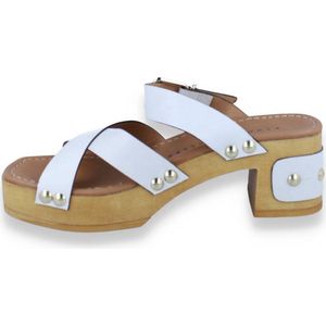 Pedro Miralles Dames Klomp Off White | Wit | Maat: 37
