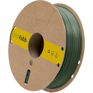 colorFabb Lw-pla-ht Olijfgroen 3D-printerfilament - 1,75 mm - 2200 g - Lichtgewicht materiaal - Ideaal voor RC-vliegtuigen - Matte afwerking
