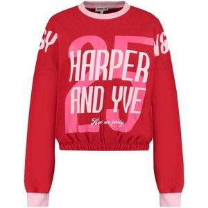 Harper & Yve - DW25Y503 - Sweater - Rood