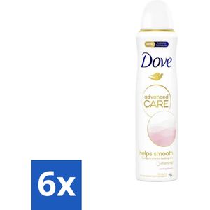 Dove Deodorant Spray - Advanced Care - For Smooth Skin - 150 ml - Voordeelverpakking - 6 stuks