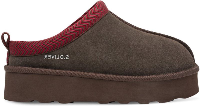 s.Oliver - Dames Slipper 5-27104-43 - Leren Muilezel - 40 EU