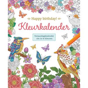 Kleurkalender Deltas Happy birthday
