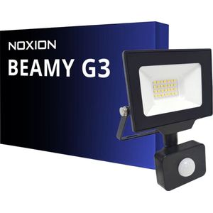 Noxion LED Breedstraler Beamy G3 20W 2200lm 100D - 830 Warm Wit | IP65 - Bewegings- En Lichtsensor - Symmetrisch.