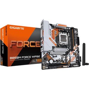 Gigabyte - B850MFORCEWF6E - Moederbord - Micro-ATX - AMD B850 - DDR5 - 2 Geheugenslots
