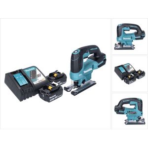 Makita DJV 184 RF accu-pendeldecoupeerzaag 18 V borstelloos + 2x oplaadbare accu 3.0 Ah + lader