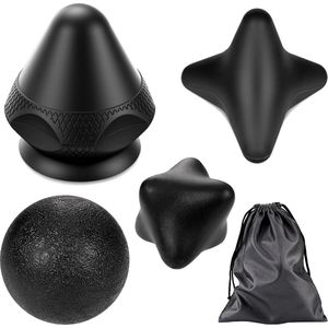 Complete Set van 4 Triggerpoint Massagetools voor Spierspanning en Pijnverlichting