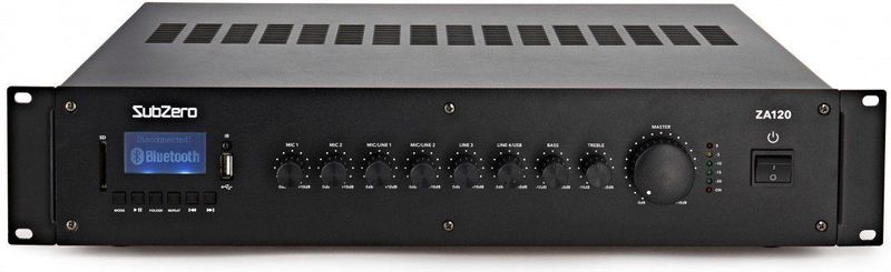 SubZero 120W 100V Lijn Mixer Versterker