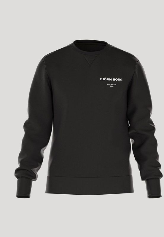 Björn Borg Essential 1 Sweater Heren Zwart - Trui Mannen - Maat L - Katoen
