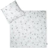 Julius Zöllner - Savane Gris - Parure de Lit - Grijs - Oeko-Tex Standard 100, 2 Stuks