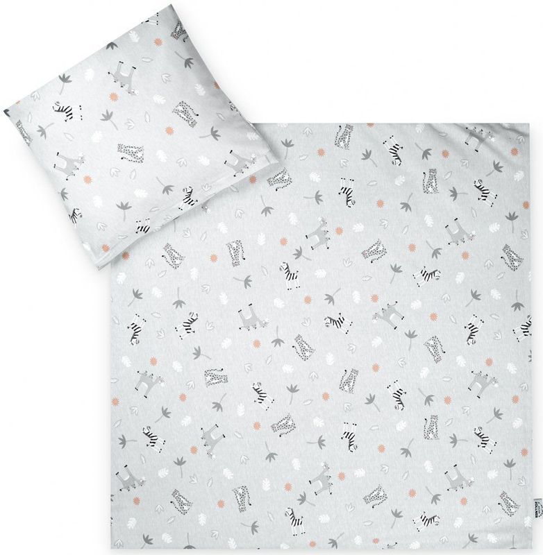 Julius Zöllner - Savane Gris - Parure de Lit - Grijs - Oeko-Tex Standard 100, 2 Stuks