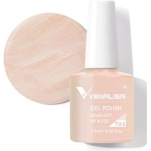 Venalisa UV Gellak Roze - 7.5 ml - Marmer Roze Gellak - Gellac Roze - Gellak Pink - Gellak Zalm Roze - Gellak Zalm - Gellak Kleuren - Venalisa Gellak - Gellak Nagellak