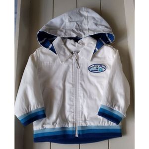 Baby sportjasje wit maat 68