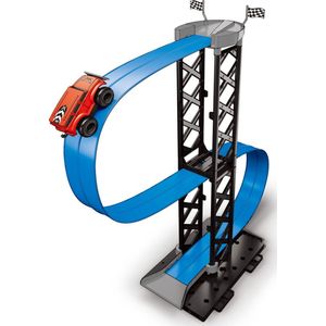 Gearbox Magnetische Racebaan - 0,5 Meter Hoog - 12 Onderdelen - Inclusief Auto - Blauw