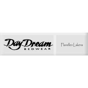 Flanellen Laken Day Dream Wit-200 x 260 cm